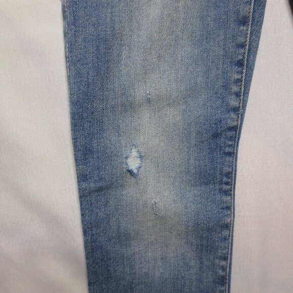 NWT GAP youth JEANS denim SKINNY blue STRETCH adjustable DISTRESSED SIZE 10 - Picture 3 of 13